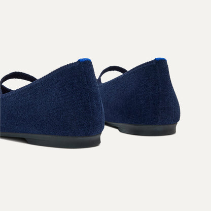 Rothy's The Max Square Mary Jane in ReVelvet™ Navy
