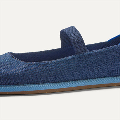 Rothy's Women's Cruiser Mary Jane in ReVelvet™ Navy
