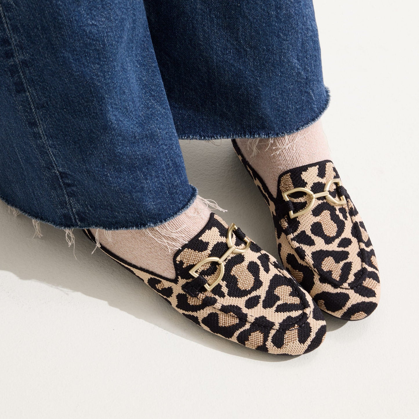 Rothy's The Double Bit Loafer Mule in Desert Cat