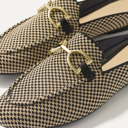 Rothy's The Double Bit Loafer Mule in Classic Micro Check
