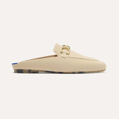 Rothy's The Double Bit Loafer Mule in Sandstone