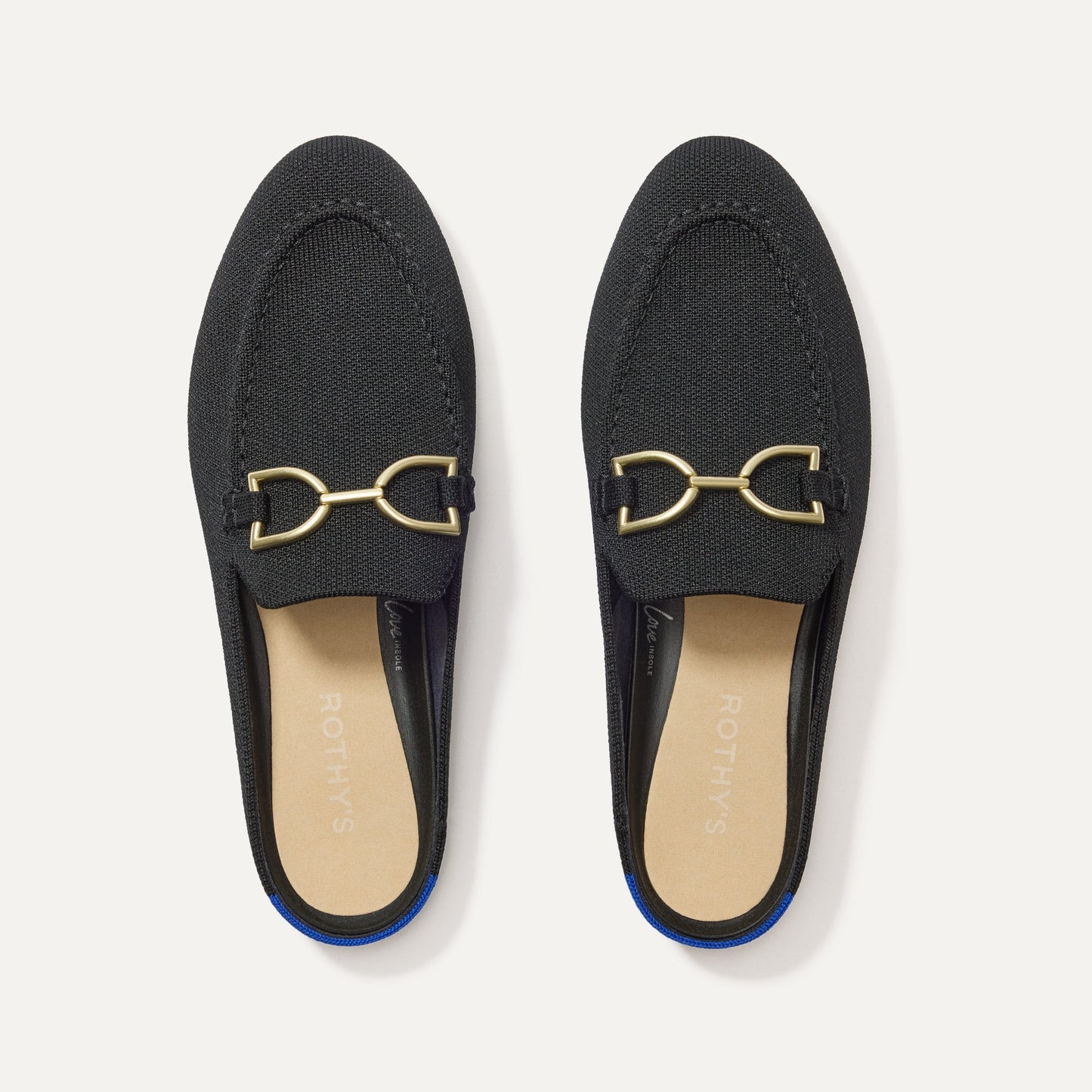 Rothy's The Double Bit Loafer Mule in Black