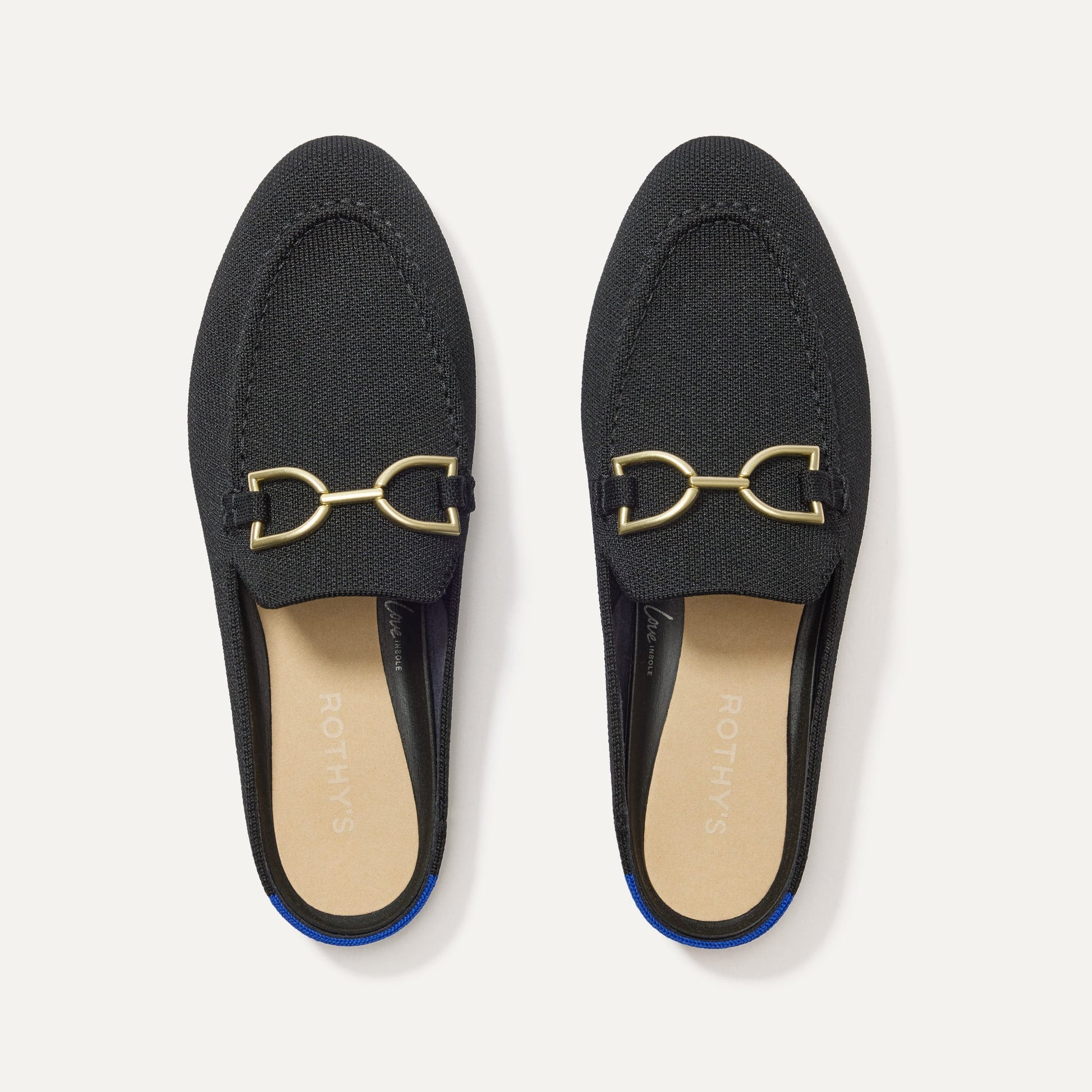 Rothy's The Double Bit Loafer Mule in Black