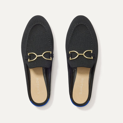 Rothy's The Double Bit Loafer Mule in Black