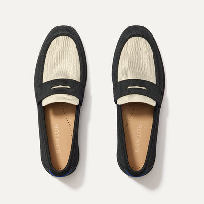Rothy's The Penny Loafer in Tux for Women