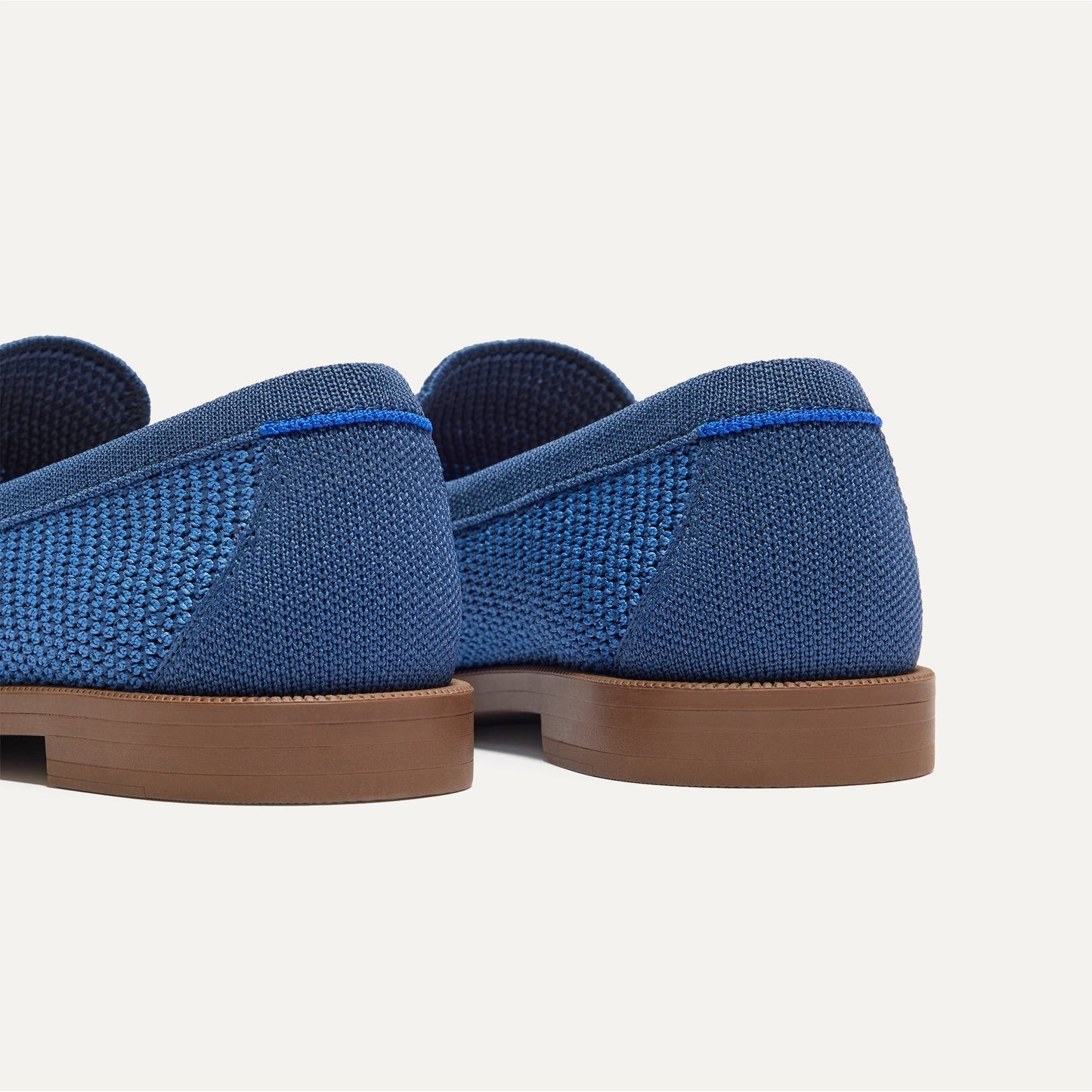 Rothy's The Penny Loafer in Blue Raffia-Knit for Women