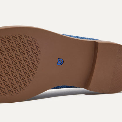 Rothy's The Penny Loafer in Blue Raffia-Knit for Women