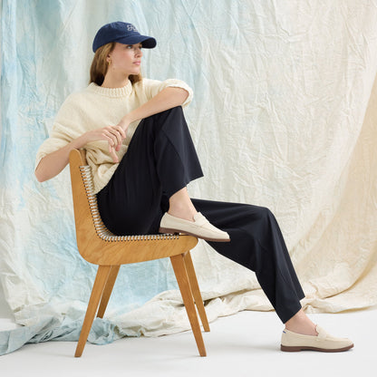 Rothy's The Penny Loafer in Conch Raffia-Knit for Women