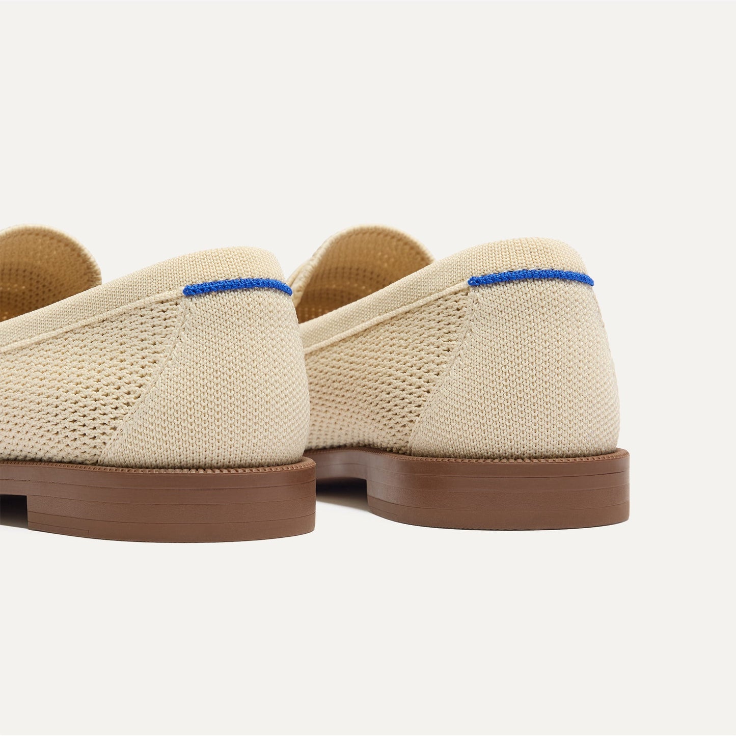 Rothy's The Penny Loafer in Conch Raffia-Knit for Women