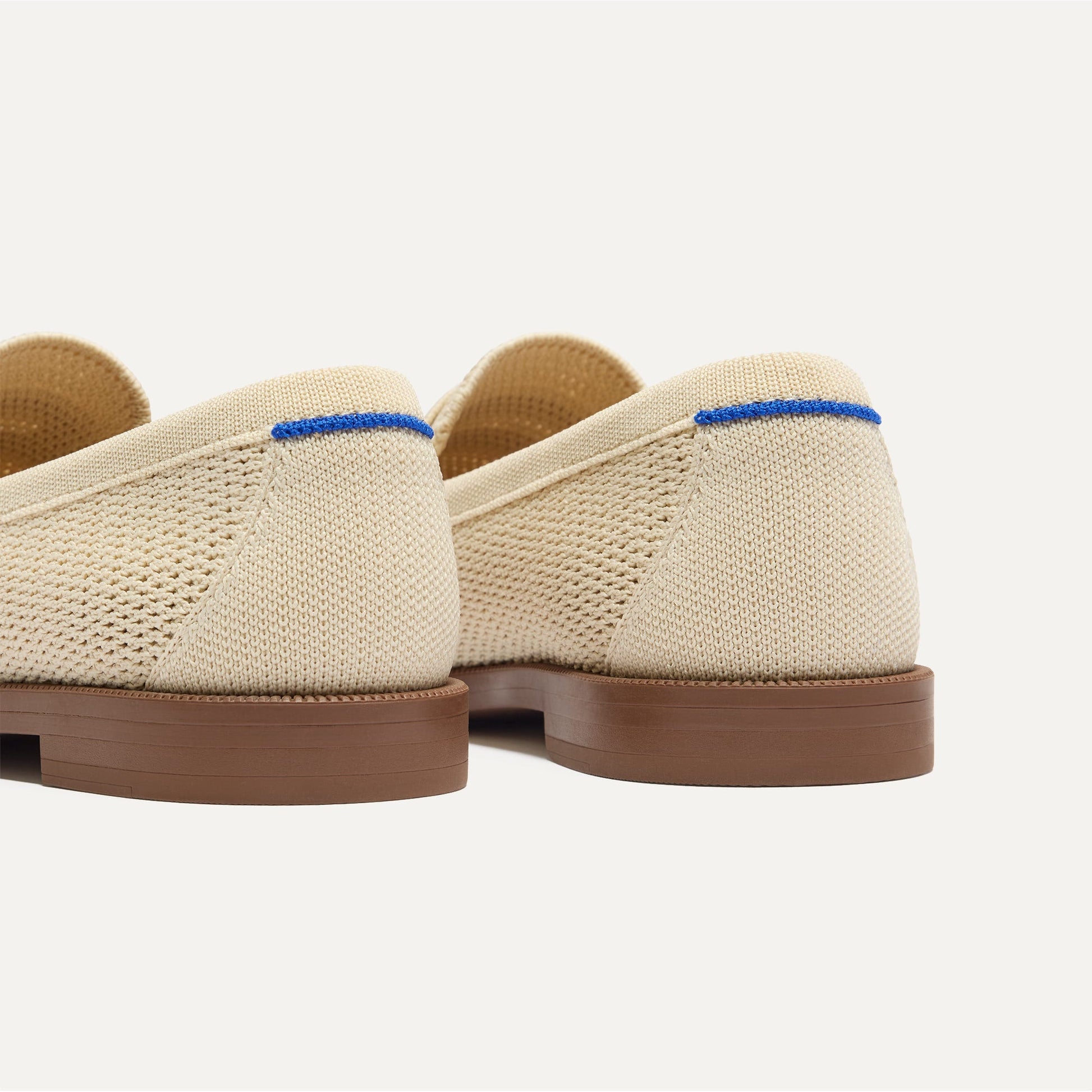 Rothy's The Penny Loafer in Conch Raffia-Knit for Women