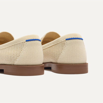 Rothy's The Penny Loafer in Conch Raffia-Knit for Women