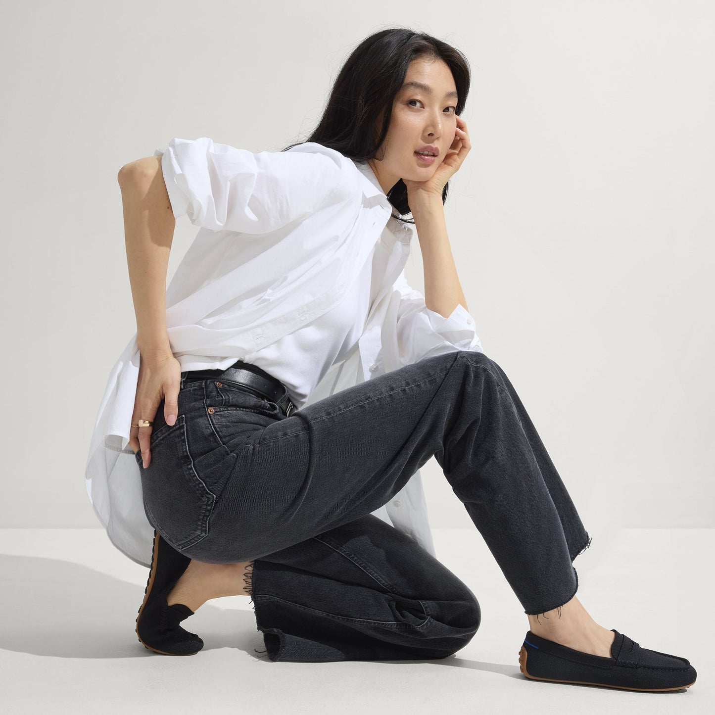 Rothy's The Daily Driver in Black for Women