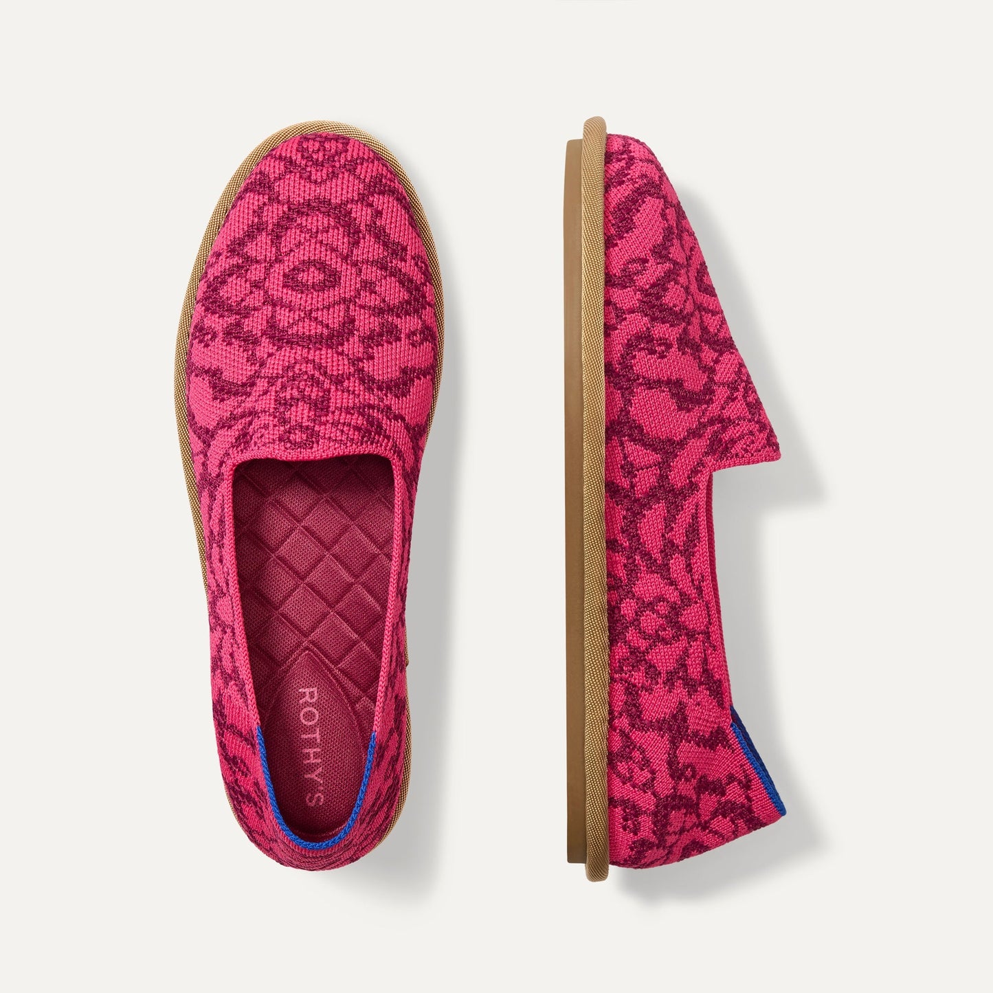Rothy's Women's Cruiser Loafer in Fuchsia Bloom