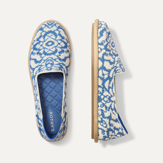 Rothy's Women's Cruiser Loafer in Marine Bloom