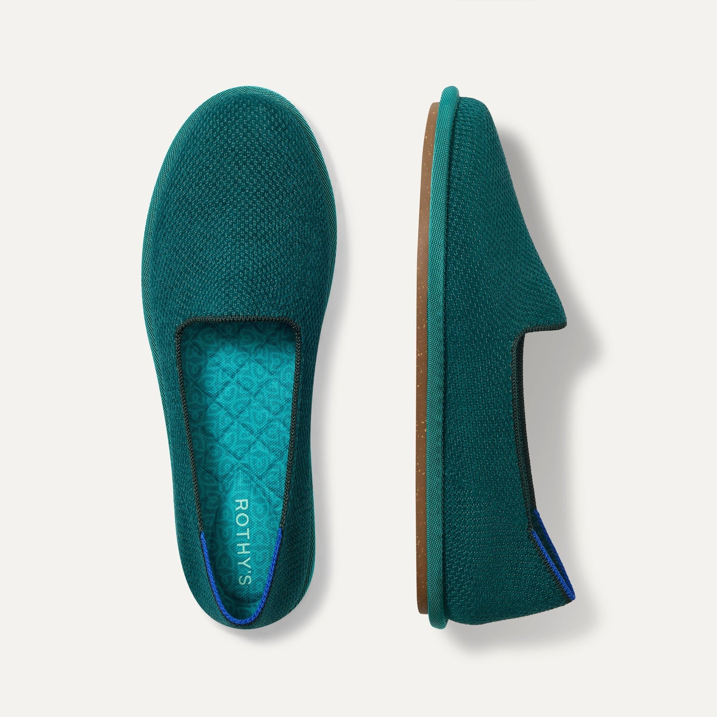 Rothy's Women's Cruiser Loafer in ReVelvet™ Everglade