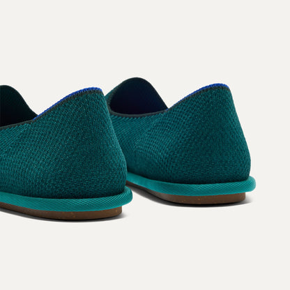 Rothy's Women's Cruiser Loafer in ReVelvet™ Everglade