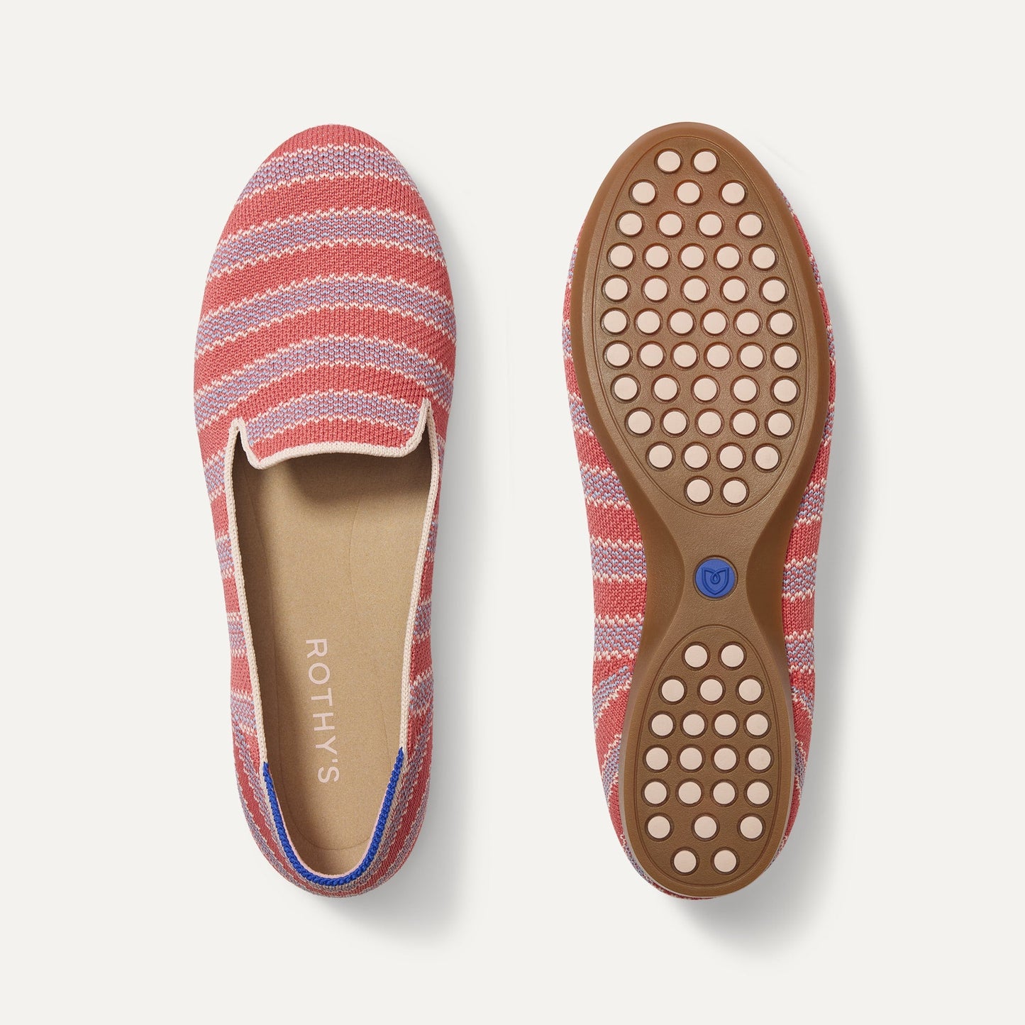 Rothy's Women's Daily Loafer in Sunkiss Stripe