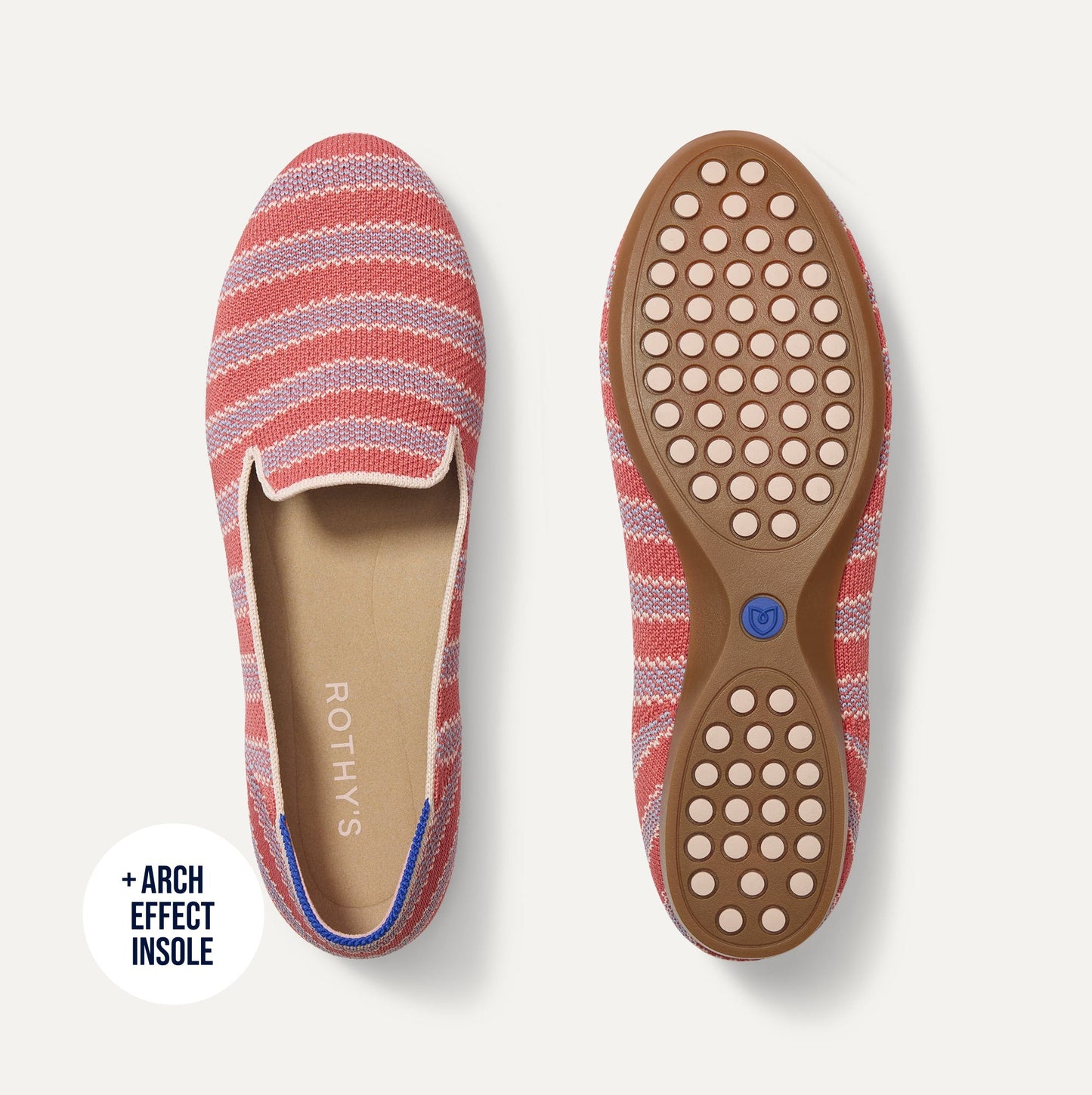 Rothy's Women's Daily Loafer in Sunkiss Stripe
