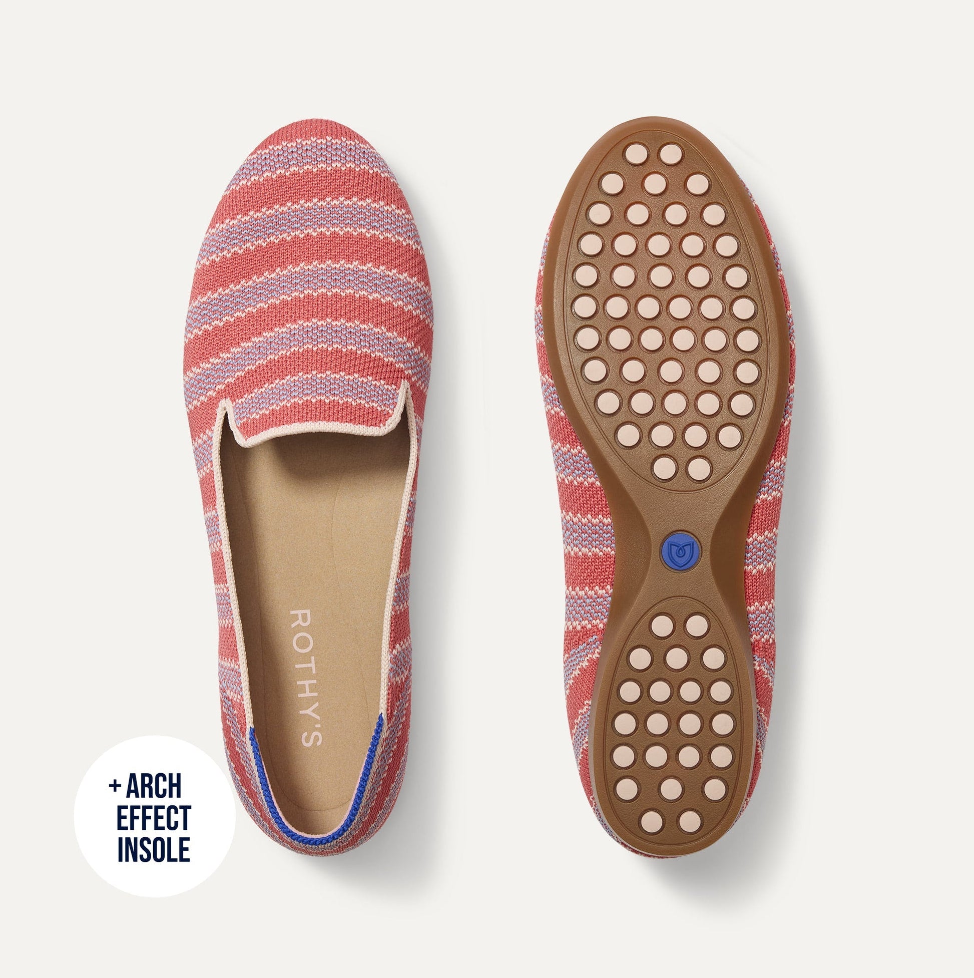 Rothy's Women's Daily Loafer in Sunkiss Stripe