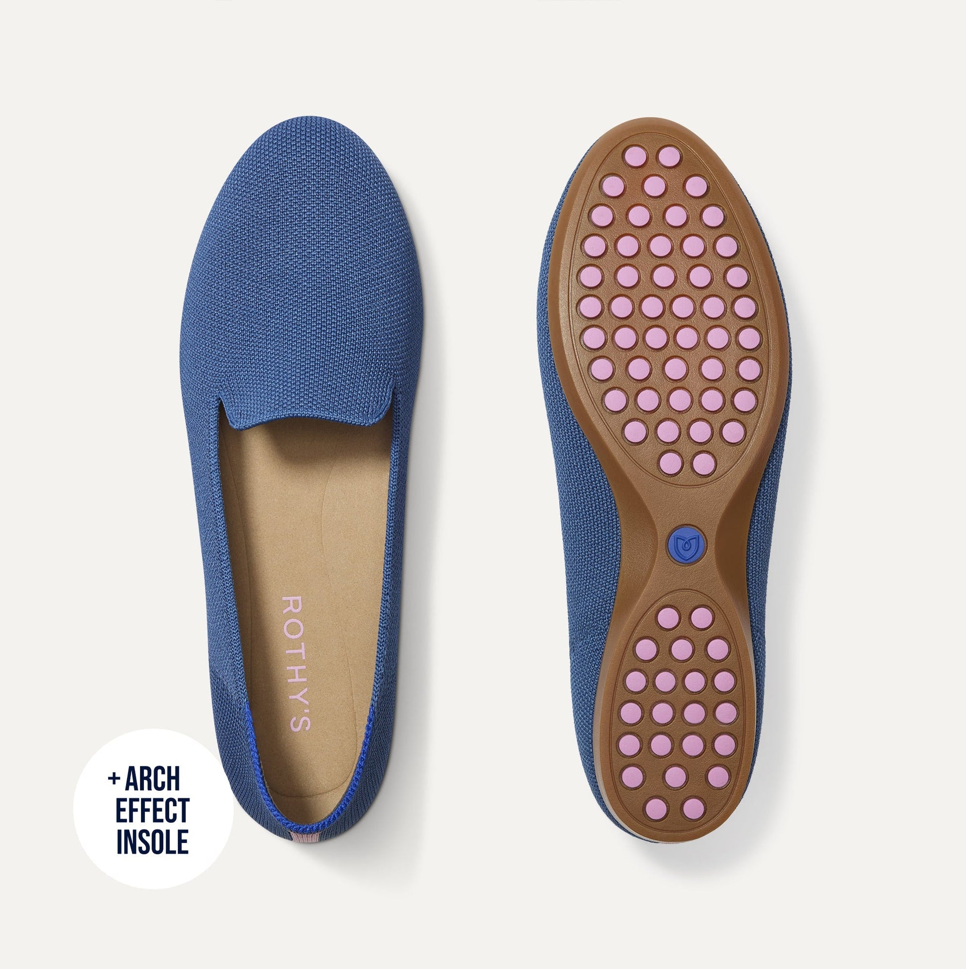 Rothy's Women's Daily Loafer in Blue Trench