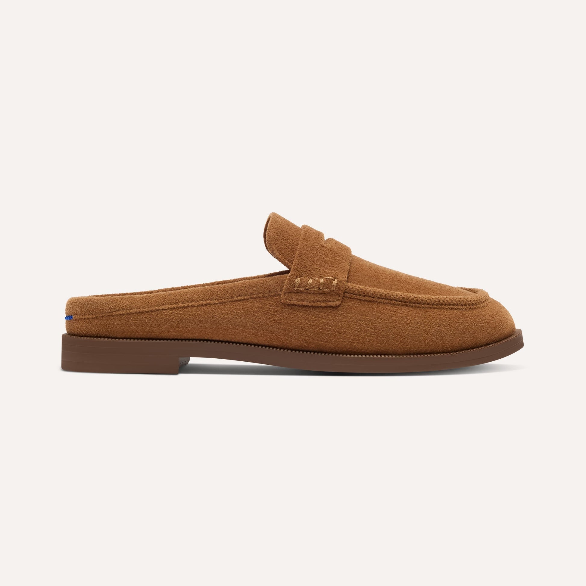 Rothy's Women's Penny Loafer Mule in ReVelvet™ Caramel