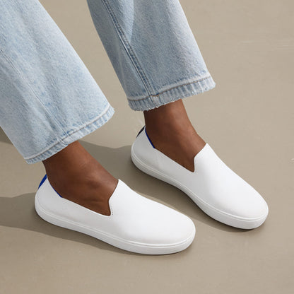 Rothy's The Original Slip On Sneaker in Bright White