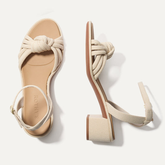 Rothy's The Knot Sandal in Conch