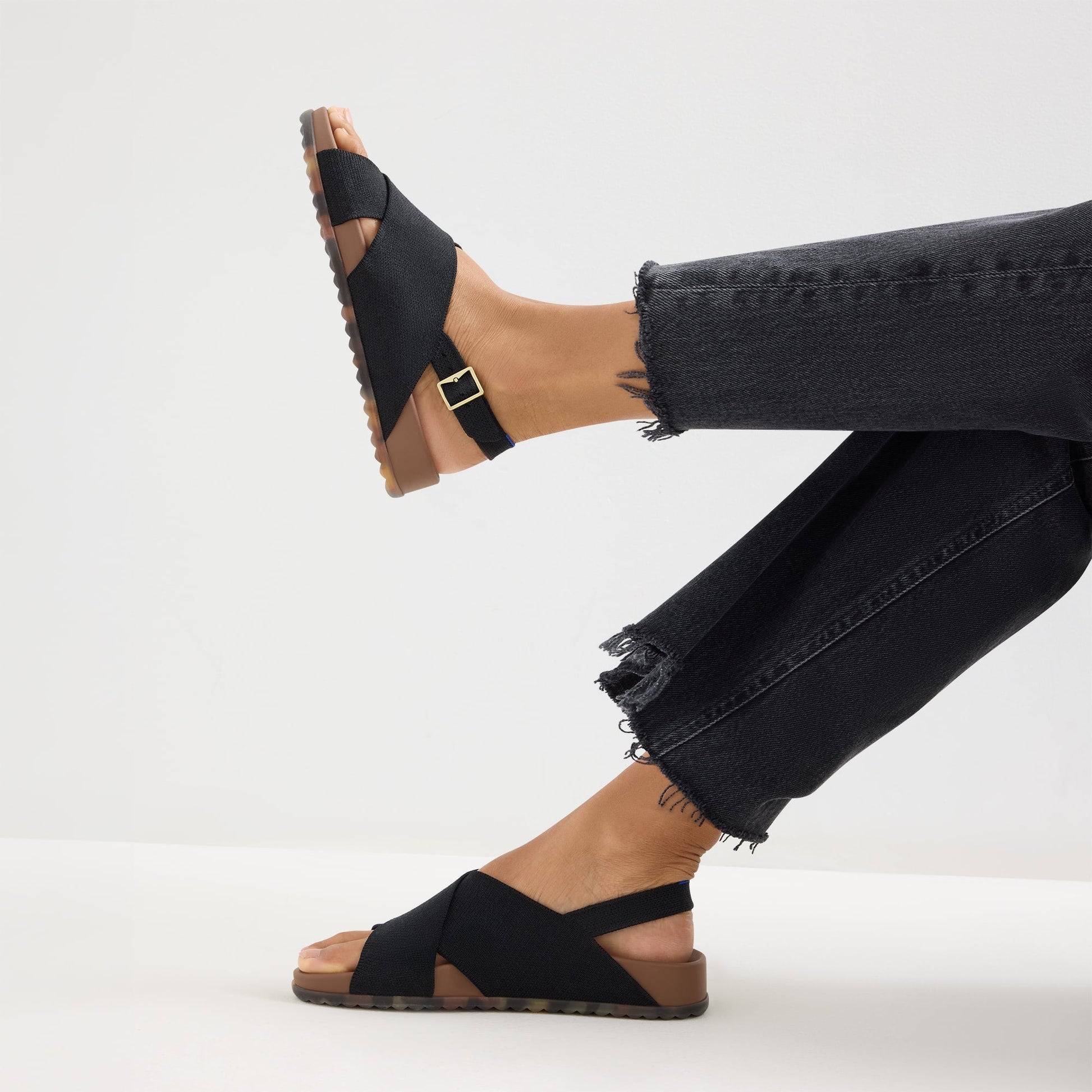 Rothy's Women's Weekend Sandal in Black