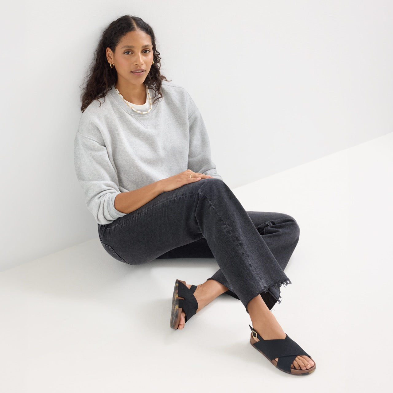 Rothy's Women's Weekend Sandal in Black