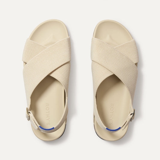 Rothy's Women's Weekend Sandal in Coconut