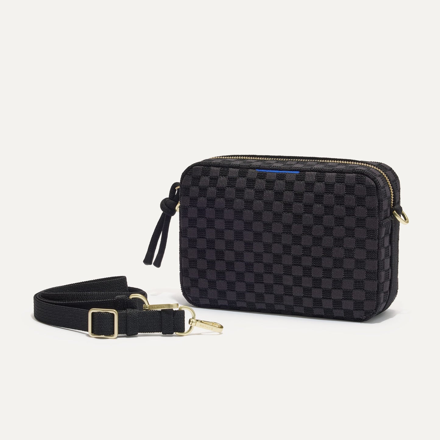 Rothy's The Crossbody Camera Bag in Black Sand