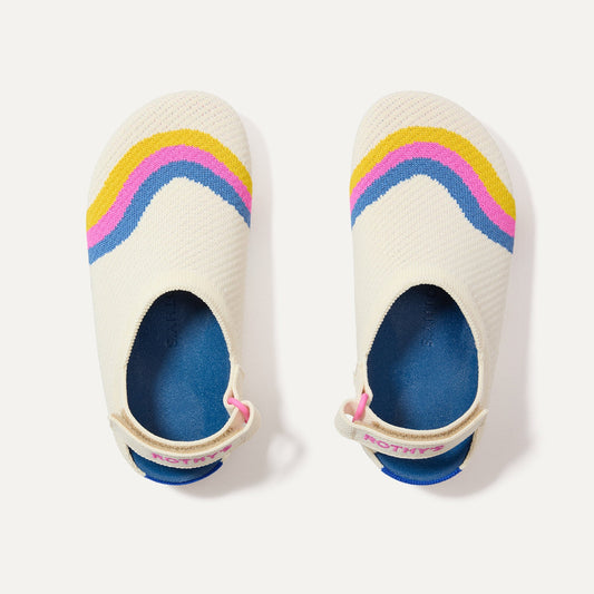 Rothy's The Kids Clog in Retro Wave