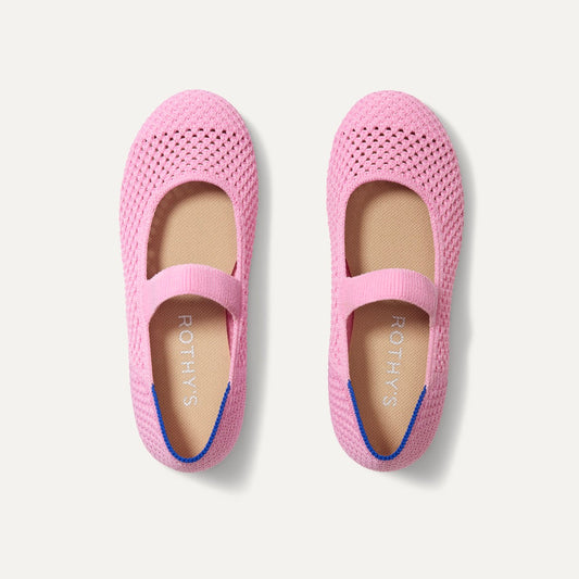Rothy's The Kids Mary Jane in Tutu Open-Knit