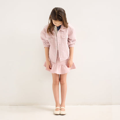 Rothy's The Kids Mary Jane in White Open-Knit