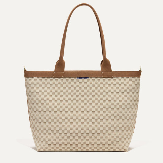 Rothy's The Lightweight Zipper Tote in Vanilla Wafer