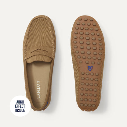Rothy's The Men's Daily Driver in Oak Herringbone