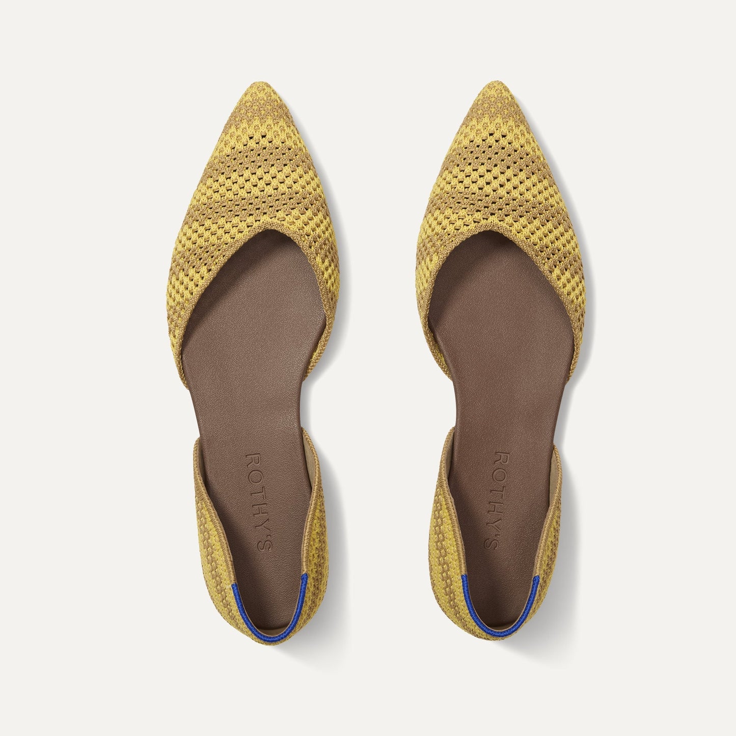 Rothy's The D'Orsay Point in Daffodil Stripe