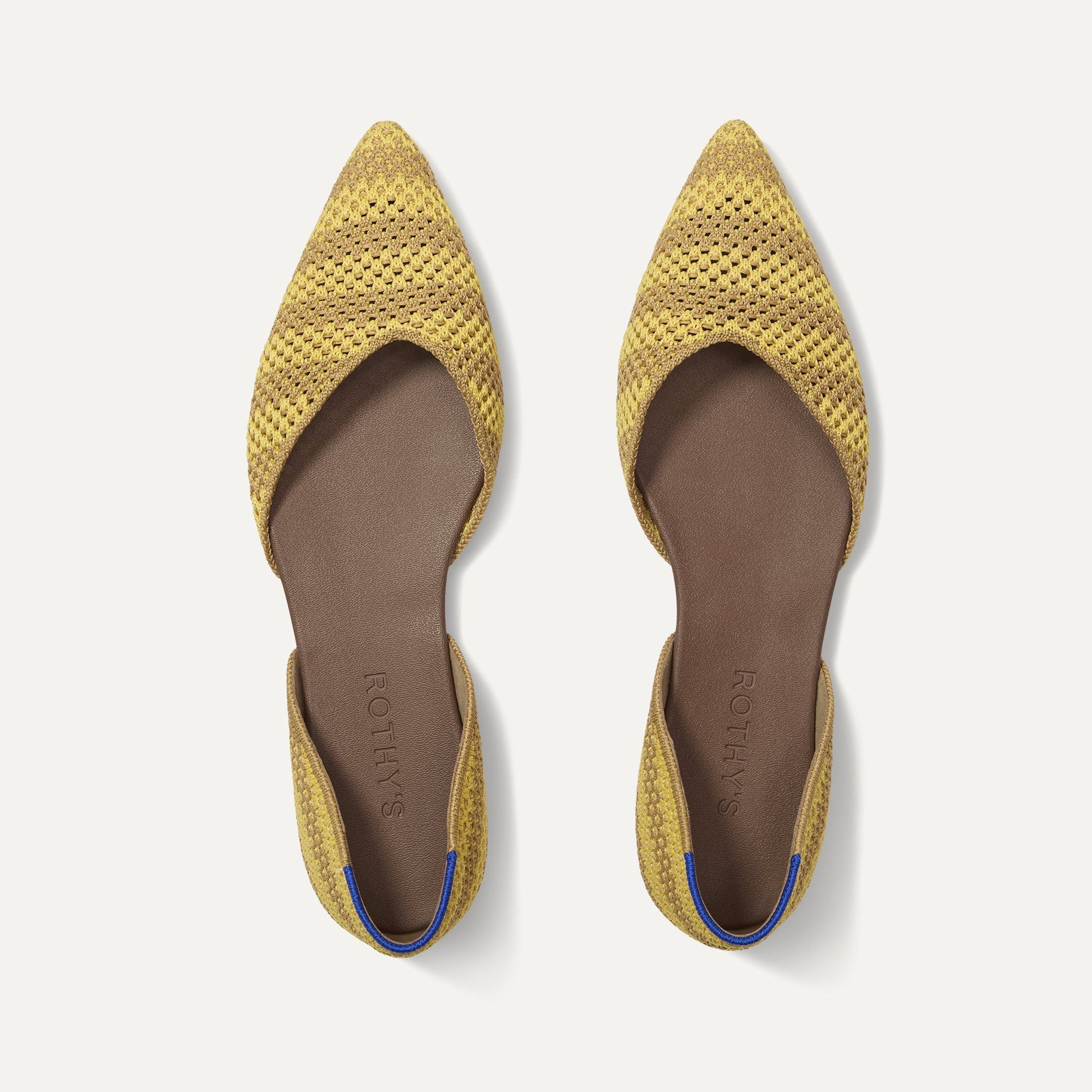 Rothy's The D'Orsay Point in Daffodil Stripe