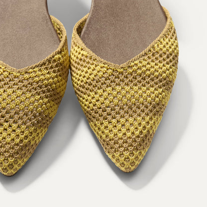 Rothy's The D'Orsay Point in Daffodil Stripe
