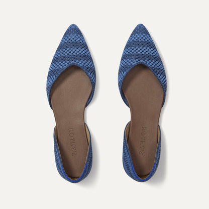 Rothy's The D'Orsay Point in Sea Stripe