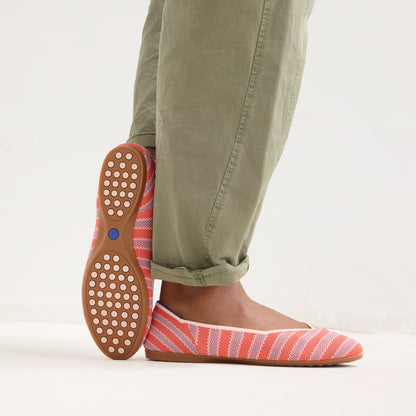 Rothy's The Daily Flat in Sunkiss Stripe