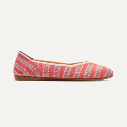 Rothy's The Daily Flat in Sunkiss Stripe