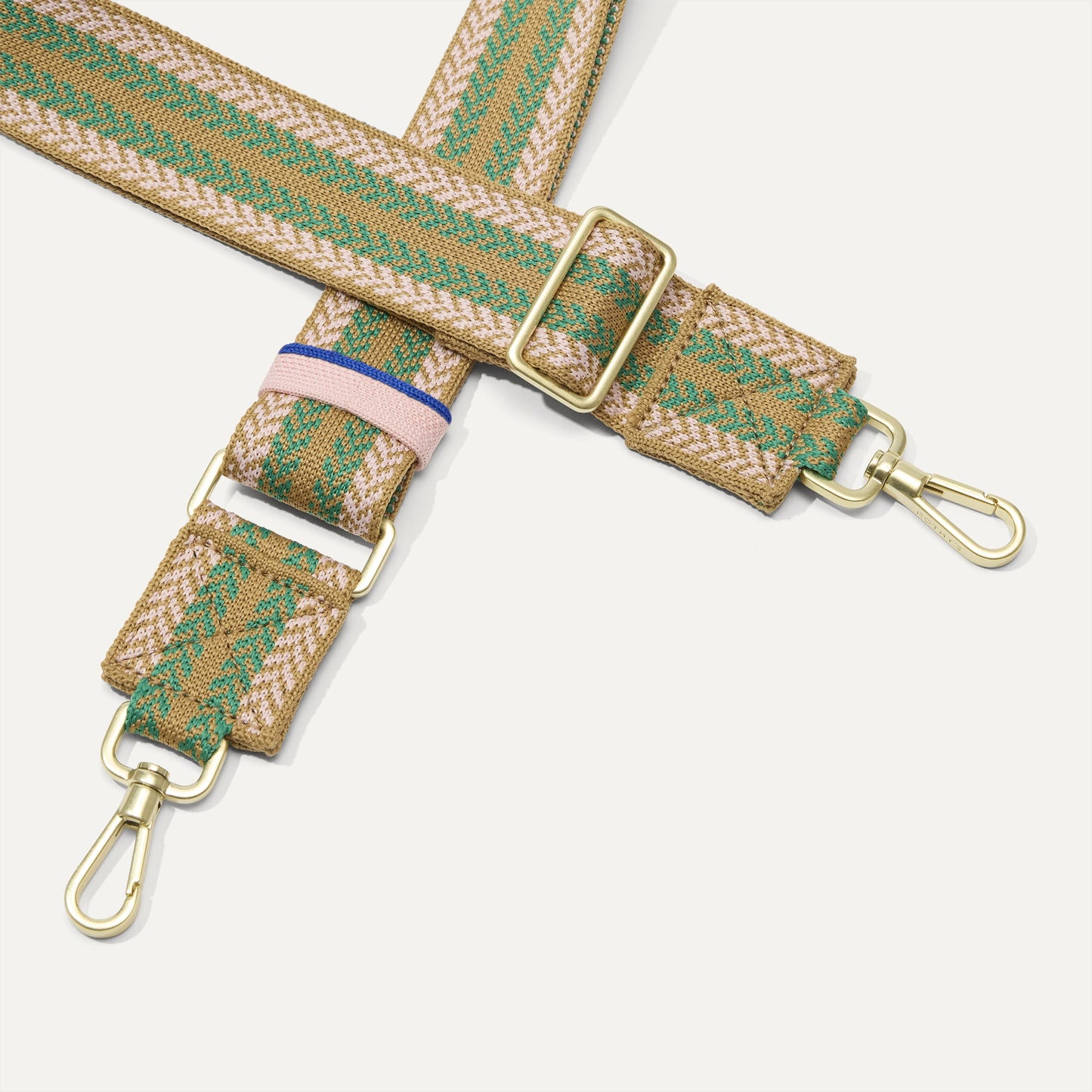 Rothy's Crossbody Strap in Earthy Chevron