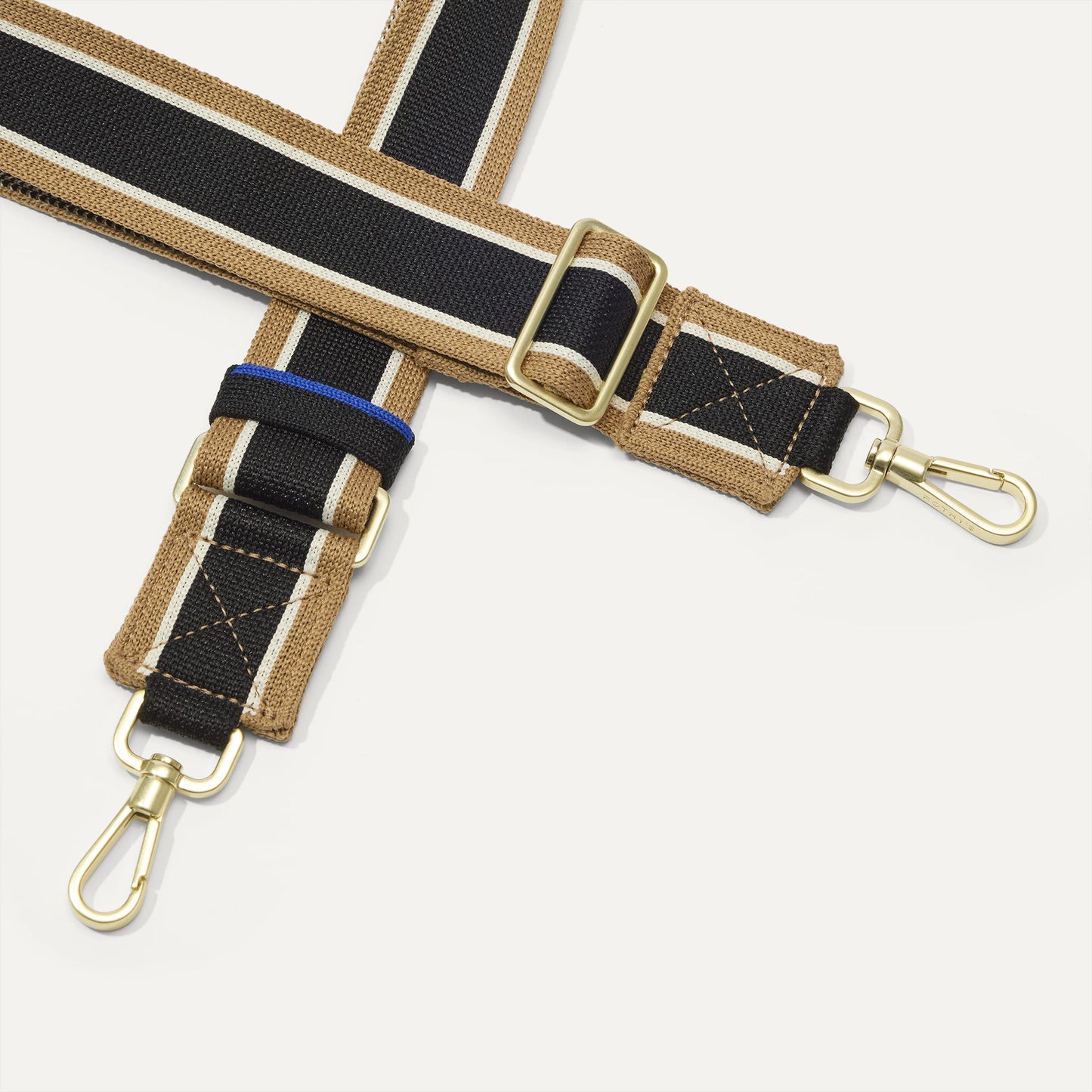 Rothy's Crossbody Strap in Khaki Stripe