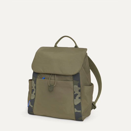 Rothy's Lightweight Travel Cinch Backpack in Forest