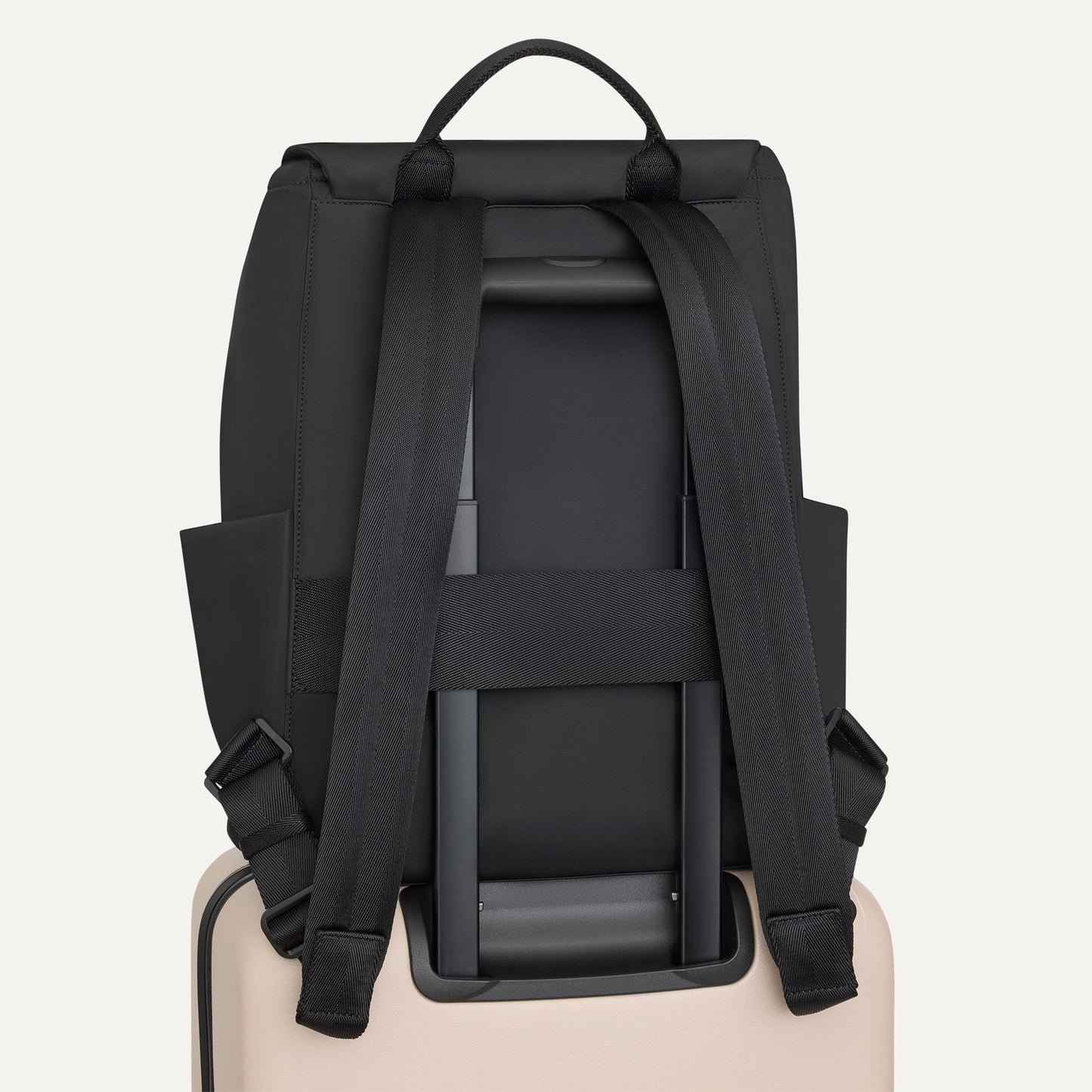 Rothy's Lightweight Travel Cinch Backpack in Ink