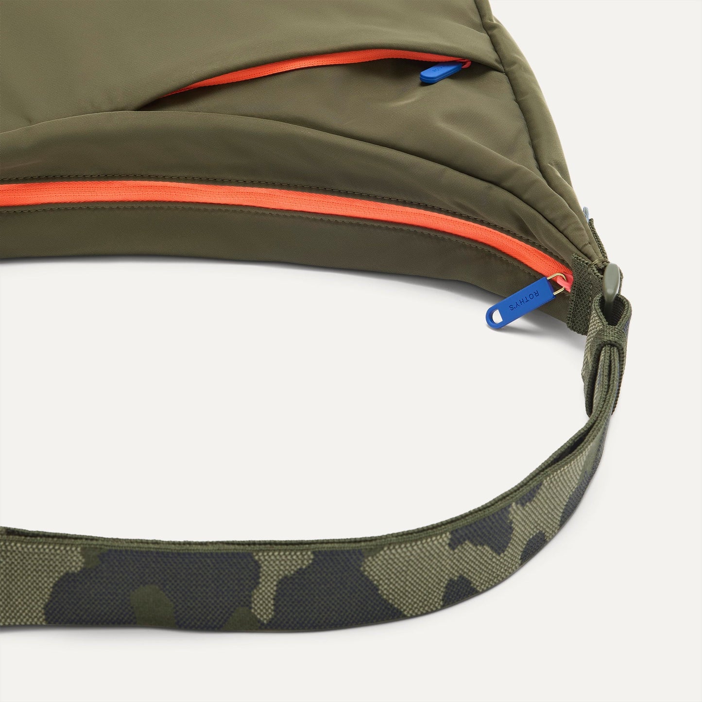 Rothy's Lightweight Travel Sling Bag in Forest