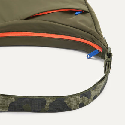 Rothy's Lightweight Travel Sling Bag in Forest
