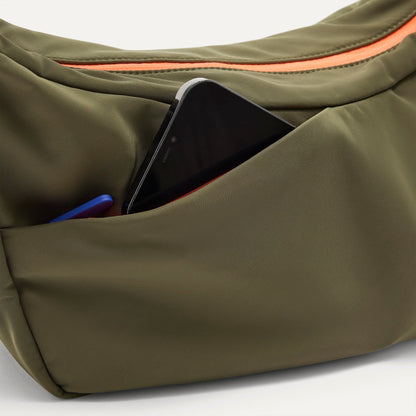 Rothy's Lightweight Travel Sling Bag in Forest
