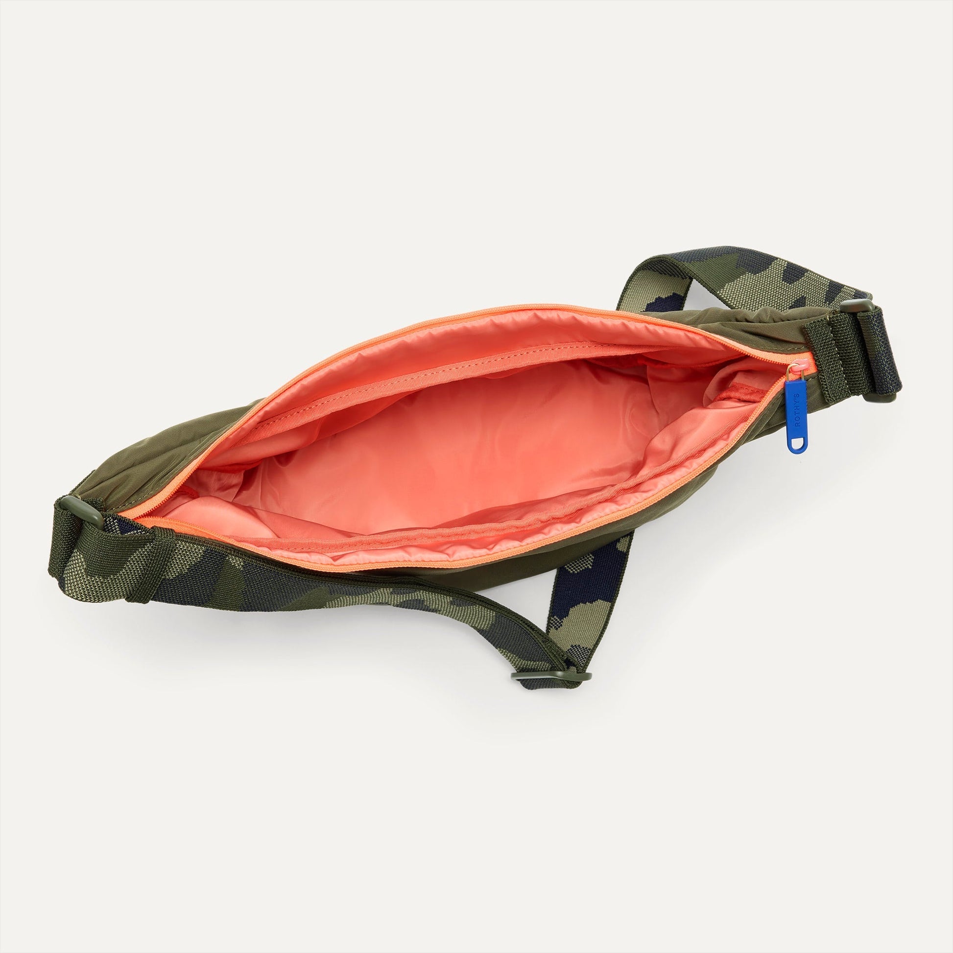 Rothy's Lightweight Travel Sling Bag in Forest